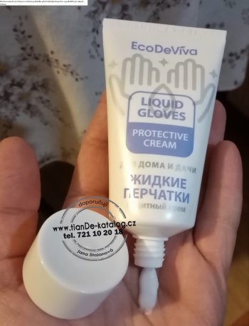 Ochranný krém Tekuté rukavice tianDe, krém na ruce